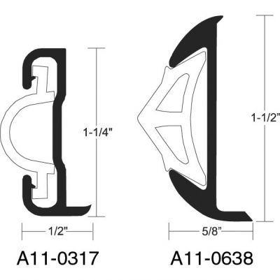 ALUMINUM RUB RAIL