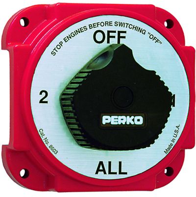 HEAVY DUTY BATTERY SELECTOR SWITCH W/ ALTERNATOR FIELD DISCONNECT